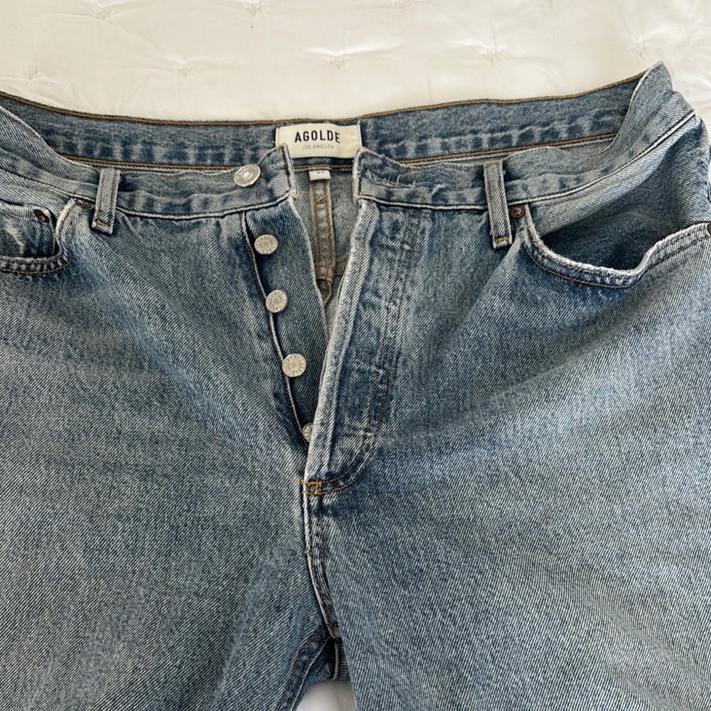 AGOLDE Blue Denim Jeans